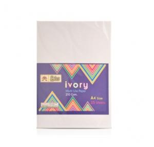 Lotus Ivory Paper 300 GSM, Size: 56x71 cm (16 Sheets)